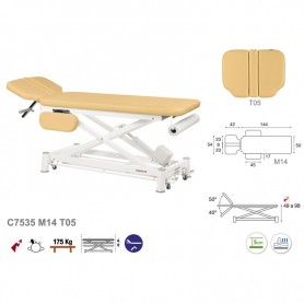 Table ostéo électrique 2 plans Ecopostural C7535 Table ostéo électrique 2 plans Ecopostural C7535