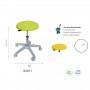 Tabouret Ecopostural S2610