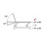 Table électrique 2 plans barre périphérique Ecopostural C5534