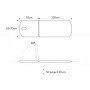 Table / Divan d'examen electrique 2 plans CE-2120-R