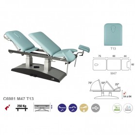Table  électrique 3 plans Ecopostural C6981