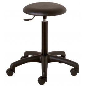 TABOURET LAQUÉ SUR ROULETTES