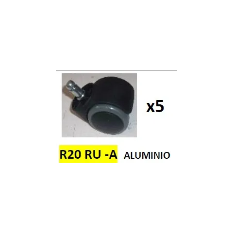 Roulettes tabourets ecopostural bases en aluminium