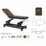 Table de massage électrique 2 plans châssis noir - C5633