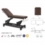 Table de massage électrique 2 plans châssis noir - C5633