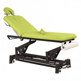 Table électrique 2 plans châssis noir Ecopostural