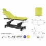Table électrique 2 plans châssis noir Ecopostural