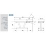 Table d'examen fixe Fidji Promotal