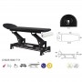 Table de massage électrique chassis noir Ecopostural C5628