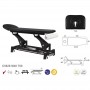 Table de massage électrique chassis noir Ecopostural C5628