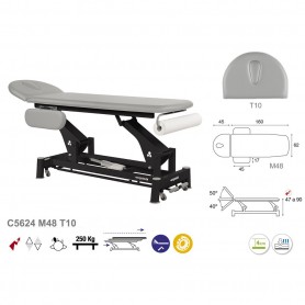 Table de massage électrique avec accoudoirs Ecopostural C5624 Table de massage électrique avec accoudoirs Ecopostural C5624