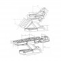 Fauteuil de soins esthétique Clavi