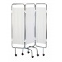 PARAVENT 3 PANNEAUX CHROME