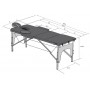 Table de massage portable Sella de Weelko