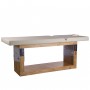Table de massage à 2 plans fixe en bois naturel Occi - Weelko