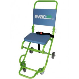Chaise de transport Evacusafe à 4 roues
