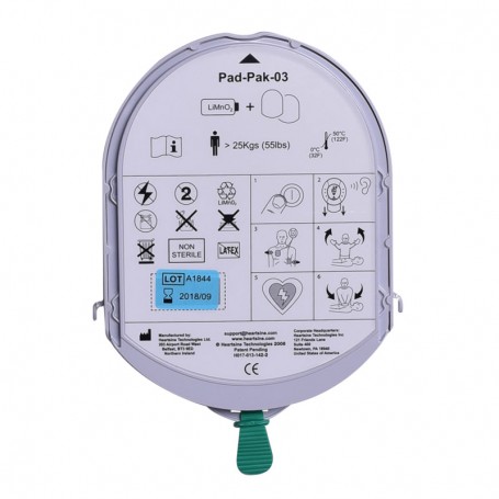 PadPak HeartSine - batterie & électrodes combinées