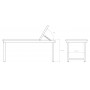 Table de Massage Fixe 2 plans KINNE