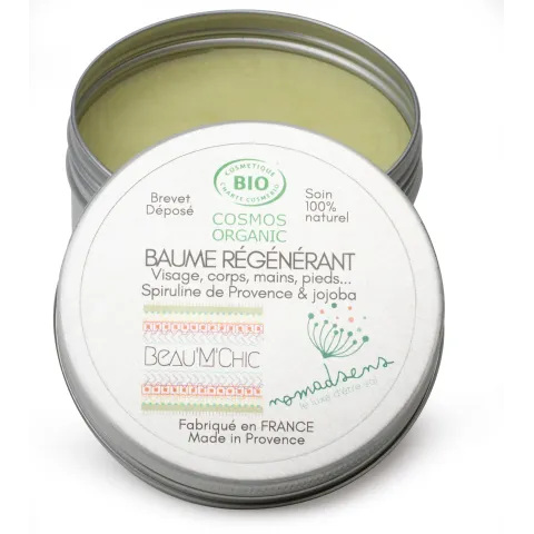 Baume régénérant bio à la spiruline