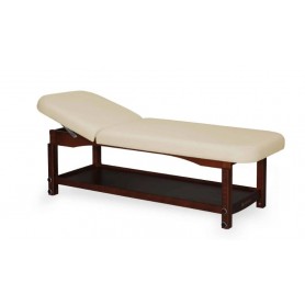 Table de massage en bois foncé Nova