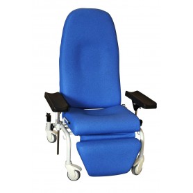 Fauteuil de prélèvement CAYEUX - Dossier/Jambière indépendants - Sur roulettes
