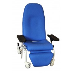 Fauteuil de prélèvement CAYEUX - Dossier/Jambière indépendants - Sur roulettes