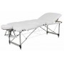 table de massage aluminium dossier relevable