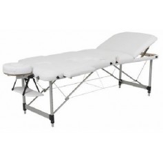 Table de massage en aluminium dossier relevable