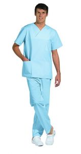 Blouse médicale verte