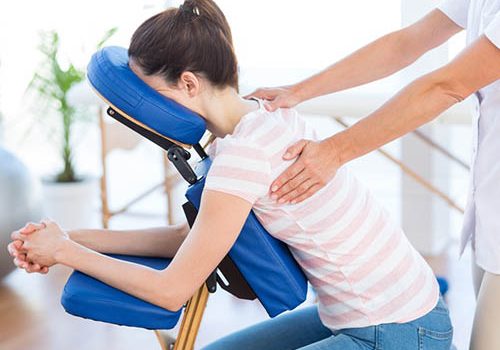 chaise de massage assis