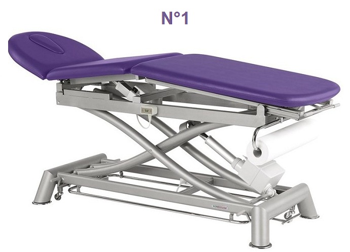 Table de massage electrique kine multifonction en 3 plans Ecopostural C7921