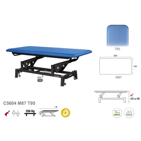 table electrique bielle noire