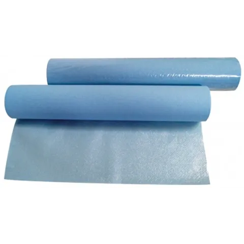 drap plastifie 50f 50x114cm 36g bleu