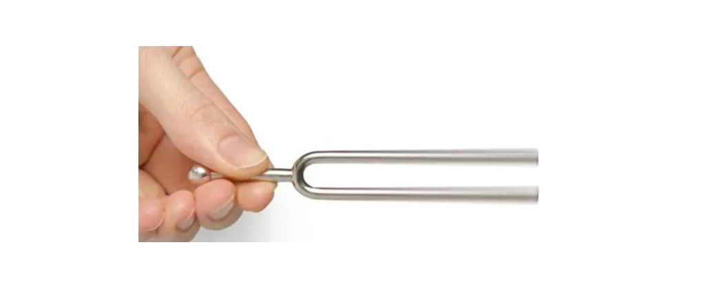 Diapason médical en aluminium 22 cm prix réduit