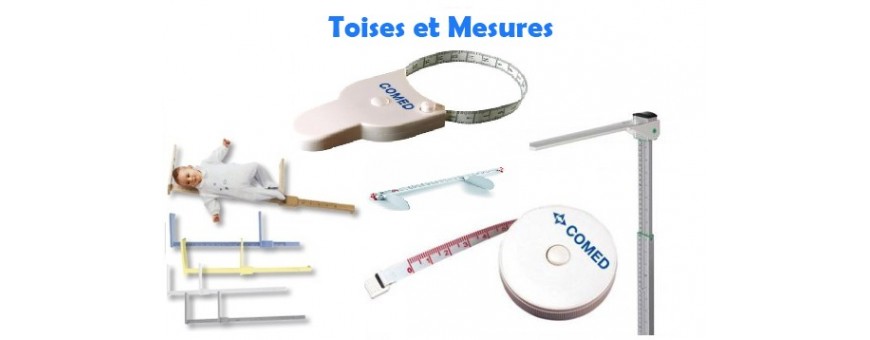 Toises de mesures ,toises rubans avec dérouleur chez Toomed