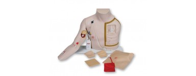 Catégorie  : Chester Chest  , Modèle de luxe Accès veineux  , Simulateur de cathéter veineux central  