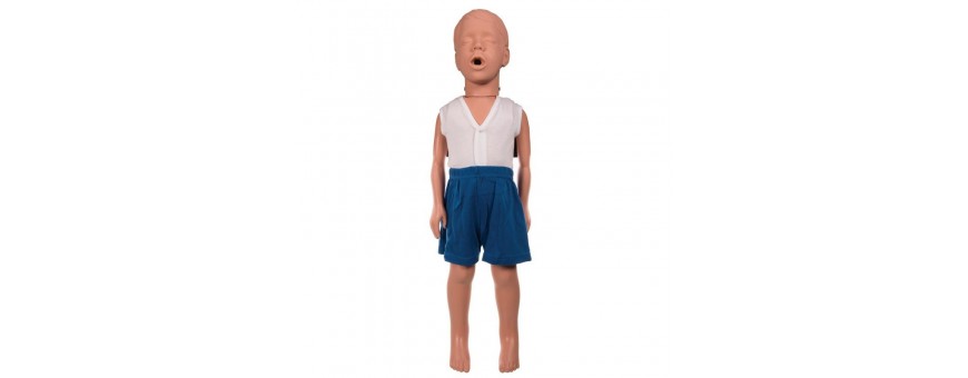 Mannequin de soins pour exercice de réanimation enfant